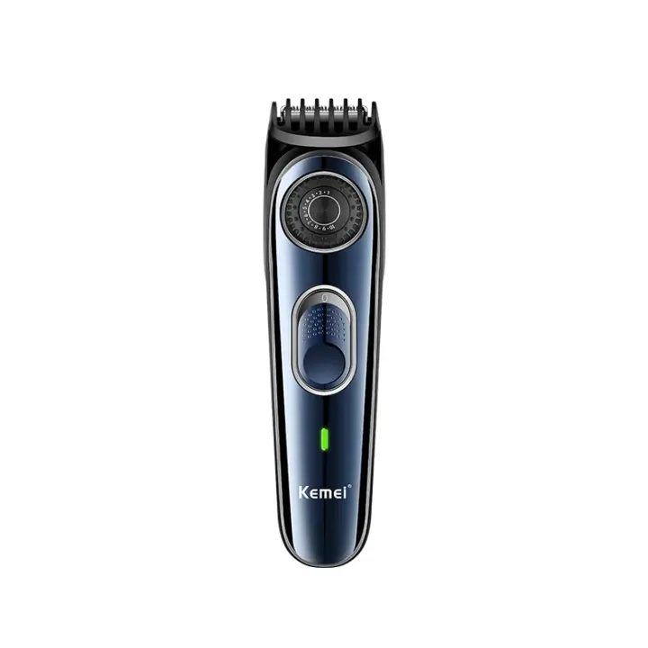 Kemei-recortadora de barba de precisión ajustable para hombres, Afeitadora eléctrica inalámbrica, cortadora de pelo de bigote, afeitadora profesional - 1