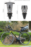 WEST BIKING-bolsa para SILLÍN de bicicleta, resistente al agua, 10L, plegable, para herramientas, para ciclismo de montaña o de carretera, 100% - details 2