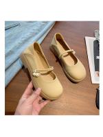 Mary Jane zapatos de las mujeres de suela plana solo zapatos verano 2025 nuevos dos desgaste un pedal con falda suave zapatos pequeños de cuero - details 24
