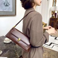 Bolso de hombro Vintage para mujer, cartera clásica de cuero, bolso de mano Retro con hebilla - details 2