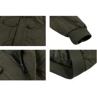Chaqueta de Invierno Cálida para Hombres MAGCOMSEN Abrigo de Carga con Lina de Poliéster - details 5