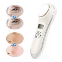 Martillo frío caliente portátil, dispositivo de belleza, crioterapia ultrasónica, estiramiento de la piel, masajeador de vibrac - details 7