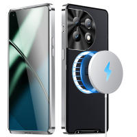 Funda de carga inalámbrica transparente a prueba de golpes para Oneplus 13 12 11 Nothing Phone1 cubierta trasera mate parachoques de aluminio fundas de teléfono acrílicas - details 9