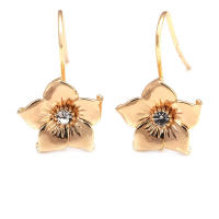 Ganchos de Pendientes de Estrella de Bronce de Alta Calidad Diy Joyería Hazte Tú Samex 18K Oro Color Brass Accesorios de Collar y Pendientes para Mujeres - details 2