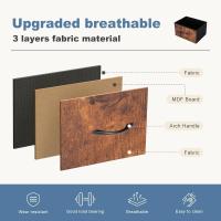 Mueble de Vestidor de Tela Estable con Marco de Acero Ideal para Dormitorio, Salón - details 4