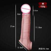 Leten Funda de Manga Realista y Reutilizable Silicona Hueco para Mejorar la Tamaño - details 18