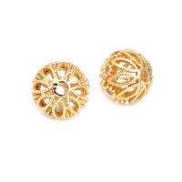 Cuentas de Espaciador de Barril de Brass Dorado de 18K Accesorios de Joyería DIY para Mujeres - details 59