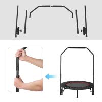 Mini trampolín plegable, trampolín de ejercicio con mango ajustable, trampolín reboteador para adultos fitness, trampolín interior - details 7