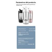 2025 nuevo vaso batidor eléctrico vaso batidor automático recargable modelo batido deportes en movimiento proteína en polvo vaso batidor - details 9