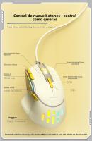 El nuevo G3 con cable RGB música ritmo ratón mecánico portátil USB de escritorio juego de ratón - details 4