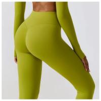 Pantalones de Yoga Transpirables para Mujer Pantalones Deportivos sin Costuras Elásticos Hips Push Up Leggings de Fitness Exercise Yoga Tipo de Paño: Entrenamiento - details 3