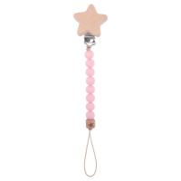 Soporte para chupete suave, cuentas de madera de haya, cordón de madera anticaída de calidad alimentaria, cadena de chupete para bebé, Clips para chupete, cadenas, cadena Molar - details 7