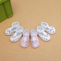 Sandalias de playa para niña pequeña, zapatos transpirables con huecos, punta cerrada, verano - details 3