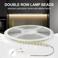 Cinta de Luz LED 24V XUNATA 5m 10m Luces Led Rope SMD2835 240Leds/m 10mm PCB Ancho Flexible Diodo para Decoración de Habitación Iluminación Moderna - details 5
