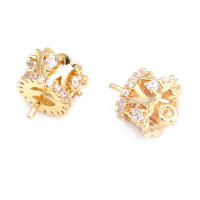 Colgante de Abalorio de Cuentas de Medio Agujero de Oro 18K Material de Metal de China - details 45