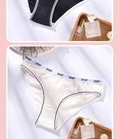 Ropa Interior de Algodón para Mujer, Cómoda Cintura, Baja Lencería de Color Sólido, Bragas Sexys, Moda de Verano, 3 Piezas - details 11