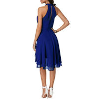 Vestido de graduación para mujer, ropa elegante para fiesta de noche, vestidos formales Ocn para mujer, Falda Midi sin mangas Lisa delgada para mujer 2023 - details 11