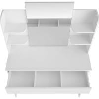 tocador de Maquillaje, Estilo Vintage, Espejo Giratorio, Taburete Acolchado, 4 cajones, Elegante, Muebles Dormitorio, tocador con Espejo, Espejo Maquillaje, tocadores de Maquillaje - details 24