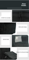 Mochila Táctica para Acampar y Viajar Militar de 25L 45L Negra Deportes al Aire Libre con Correa Ajustable y Capacidad de 20-50 Litros Material de Nylon Fabricada en China - details 6