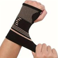 Protector de gimnasio para Crossfit, muñequera deportiva para culturismo, soporte de compresión, vendaje protector de muñeca tejido, 1 ud. - details 7