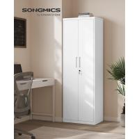 Armario de Garaje de 5 Estantes con 2 Puertas, Armario de Oficina, 40 x 80 x 180 cm, 1 Cerradura, Estantes Ajustables, Gabinete de Metal, Gris Mate OMC015G01 - details 18