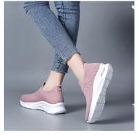 Cómodo casual con suelas suaves para mujer, calcetines de malla transpirable, zapatos deportivos ligeros de moda - details 14