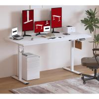 Escritorio de Oficina Elevable Motoriado 110 x 60 cm Diseño Ergonómico y Moderno con Soporte y Ventilador Fácil Instalación - details 160