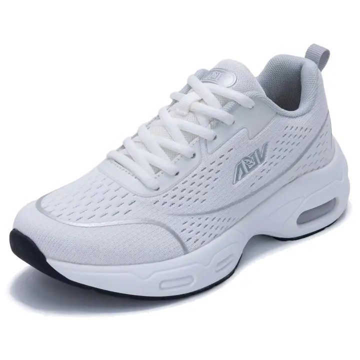 Zapatos para caminar con soporte para el arco para mujer, zapatillas de tenis correctivas adecuadas para fascitis plantar, calzado deportivo aéreo - 1
