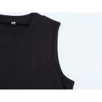 Nueva ropa de mujer, diseño francés europeo y americano, vestido hinchado de empalme de punto de moda y versátil - details 5