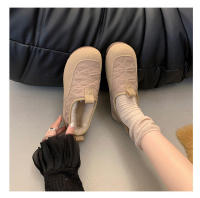 Zapatos de invierno para mujer con suela suave de piel de conejo, zapatos cálidos de algodón con tela de plumón - details 15