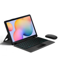 Teclado inteligente compatible con Bluetooth para Samsung Galaxy Tab S6 Lite, funda de tableta de 10,4 pulgadas, Trackpad retroiluminado, Teclado dividido - details 14