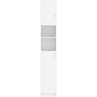 Armario de Baño de Madera Ingeniería Lavadora, Estante, Ducha, Inodoro 32x25,5x190 cm - details 14