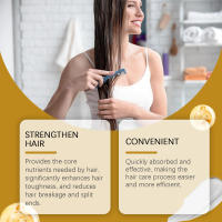 Repara las puntas abiertas, la sequedad, el encrespamiento, la suavidad, el brillo y la película de queratina para el cuidado del cabello. - details 5