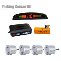 Risingon-Kit de Sensor de estacionamiento LED Universal para coche, pantalla Digital precisa de 4 Radar, alarma de distancia de obstáculos, Kit Parktronic - details 7