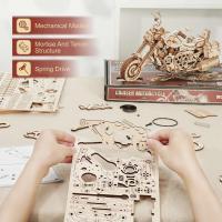Robotime Rokr 420 PCS Cruiser Motorcicleta Kit de Bloques de Construcción de Madera DIY - details 6