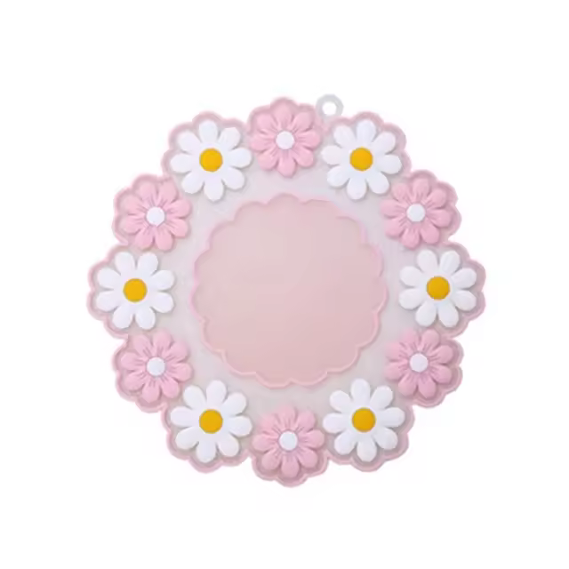 Mantel de Comedor Kawaii Margarita Almohadillas Aislantes para Platos Posavasos Antideslizantes para Taza de Té, Mug de Leche, Mug de Café Decoración de Cocina y Comedor - 1