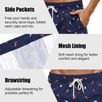 Bañador para hombre, transpirable, de secado rápido, con bolsillos, forro de malla y cordón ajustable. - details 3