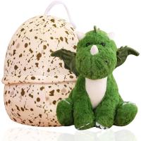 Juguetes de animales de peluche de dinosaurio, juguetes de peluche de dinosaurio pterosauro pequeño con huevo de dinosaurio grande, muñeca de peluche linda, Animal de peluche suave - details 0