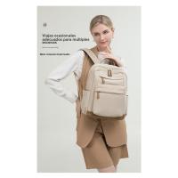 Mochila para mujer, Mochila escolar ligera para ir al trabajo, Mochila de tela Oxford, Mochila de gran capacidad, Bolsa de ordenador, Bolsa de viaje de ocio de moda - details 9