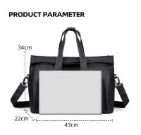 Compartimento para zapatos de gimnasio cruzado, bolsa grande para entrenamiento deportivo, bolsa para equipo de equipo con separación de ropa seca y húmeda - details 1