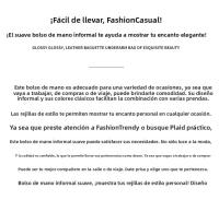 Bolso de mano minimalista cómodo de cuero suave Bandolera de hombro de gran capacidad de cuero de vaca - details 2