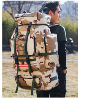 Bolsas de Trekking de 130L para hombre, mochila de escalada con cordón de rayas reflectantes para acampar al aire libre, senderismo, bolso de viaje, mochilas de equipaje - details 17