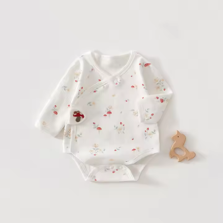 Conjunto de Ropa de Bebé de Manga Larga Algodón Puro Tamaño de Recién Nacido Ropa de Otoño - 1