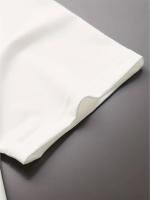 MILANO ITALIA Camiseta cómoda informal con cuello redondo y mangas cortas para hombre, camiseta versátil de moda para viajes diarios y viajes de verano - details 2