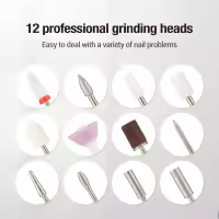Pulidora eléctrica profesional para uñas, máquina pulidora de Gel, eliminación de piel muerta, lijadora de manicura - details 8