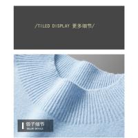 Otoño/Invierno nuevo suéter de cachemira para hombres jersey listo para usar de primera línea suéter Casual de medio cuello alto camisa de punto de lana pura - details 19