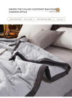 Manta de Cuadros de Verano Wostar Material de Poliéster Suave Cubierta de Cama de Lujo - details 8