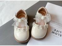 Primavera 2025 nuevos zapatos de vestir antideslizantes de fondo suave elegantes de estilo coreano a la moda de cuero para niñas de princesa - details 5