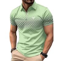 Polo de Moda de Verano para Hombres Manga Corta, Estilo Casual con Abeto, Secado Rápido, Material de Cáñamo Auténtico - details 6