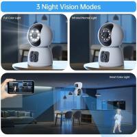 Cámara PTZ 2K de 4MP, lente Dual, IP, WIFI, cámara de vigilancia inalámbrica de seguridad para el hogar inteligente, Audio bidireccional, Monitor para bebés y mascotas, cámara de cuidado Pro - details 7